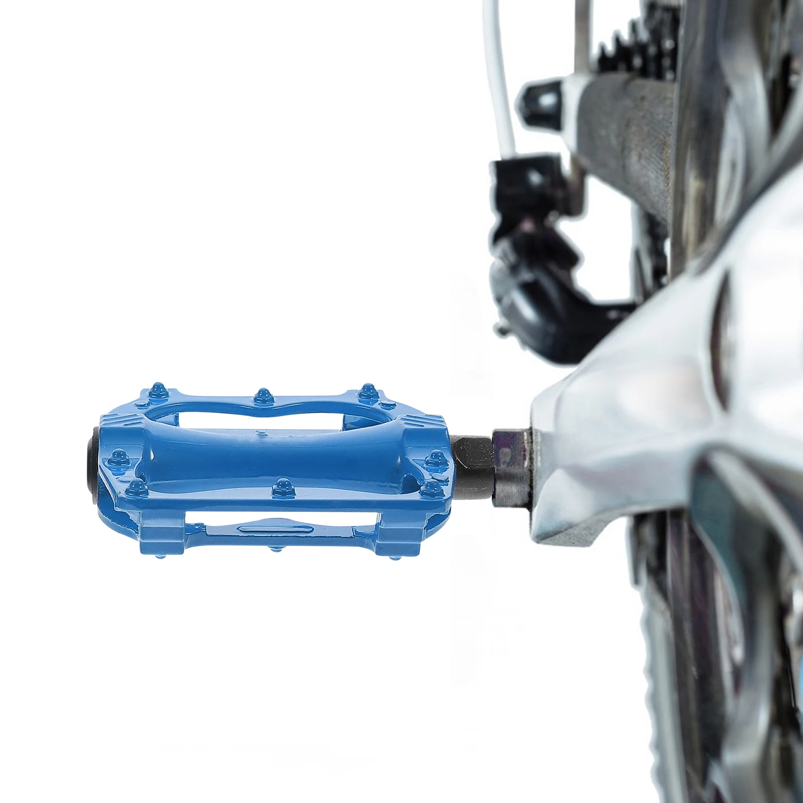 

2pcs Bicycle Pedals Aluminum Alloy Wide Stepping Area Stable Replacement for Mountain Bike Road Accessories Parts