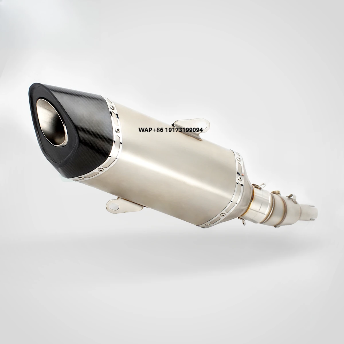 350 Exhaust R11 Model Mid-Rear Section Carbon Fiber Stainless Steel Tailpipe Balanced Deep Note OEM Interface New