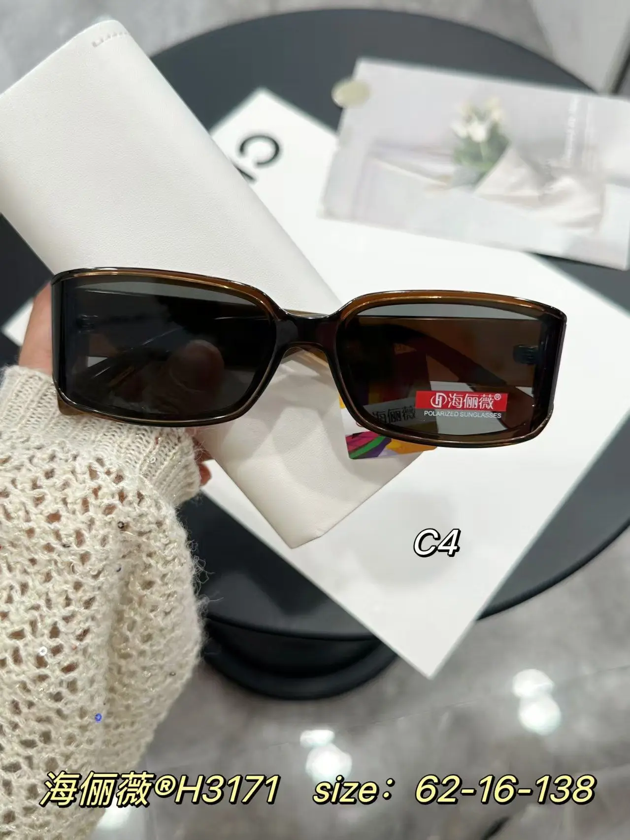 حار بيع النظارات الشمسية للرجال النساء رخيصة جدا النظارات الشمسية أزياء خمر مربع المضادة للوهج نظارات UV400 السعر المنخفض الترويج #5