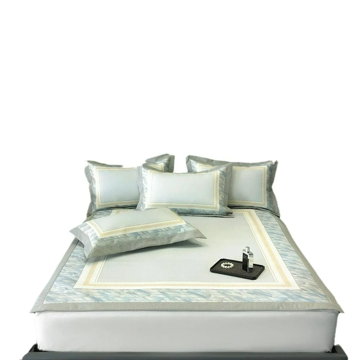 

Customizable printing three-piece summer thickened antibacterial washable mat