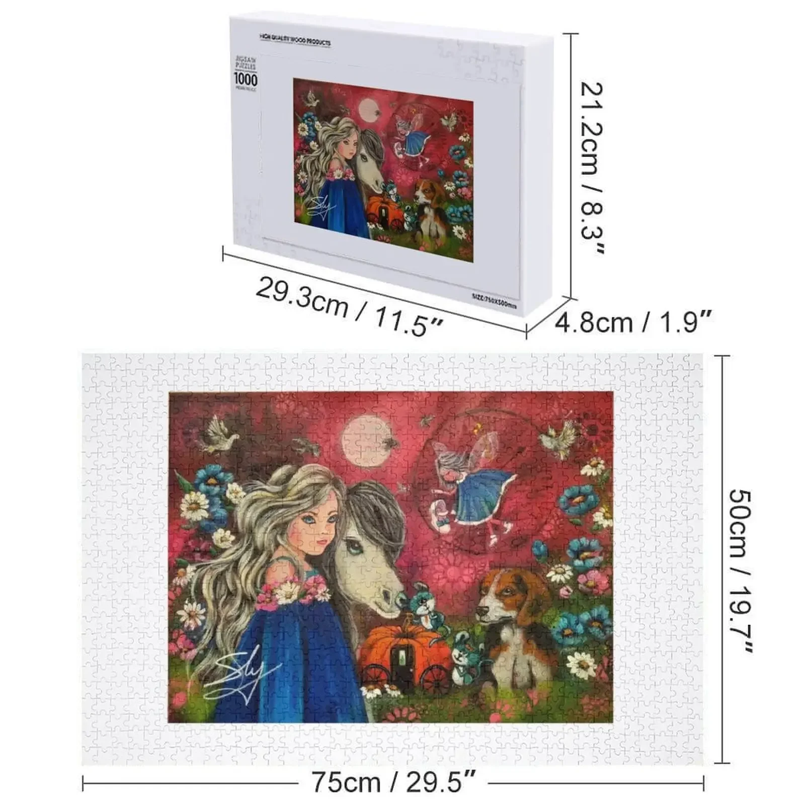 Ella Jigsaw Puzzle Wooden Animal Picture Christmas Gifts Personalized Gift Ideas Puzzle