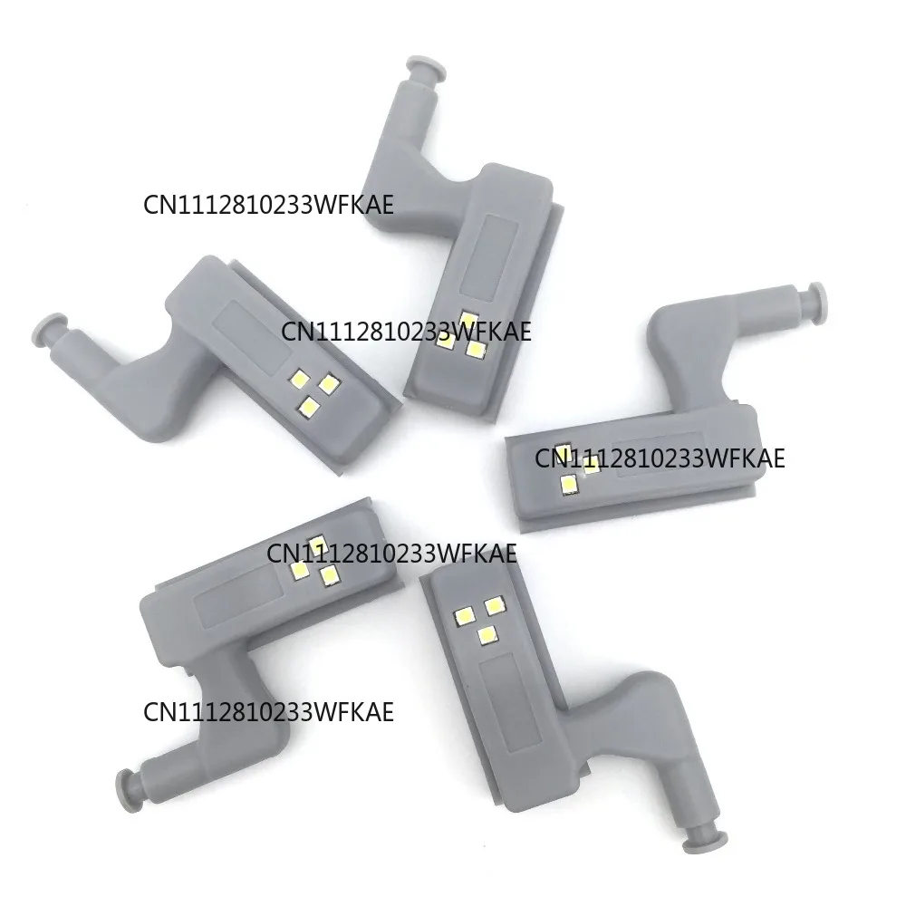 10Pcs Cabinet Hinge Light Inner Hinge LED Sensor Light for Kitchen Bedroom Living Room Wardrobe Night Light Wardrobe Light