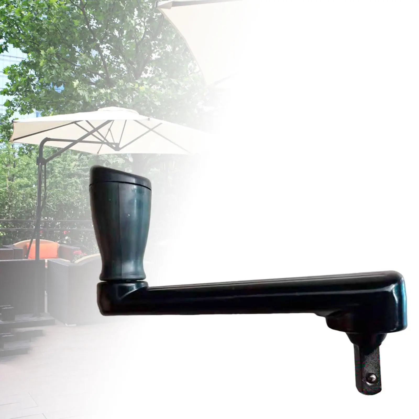Outdoor Umbrella Rocker Handle 0.31'' Width Metal Parasol Patio Umbrella