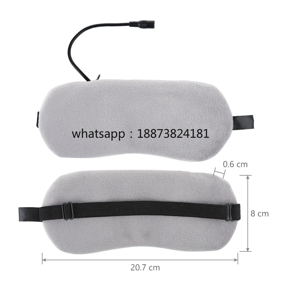 USB Hot Steam and Gel Cold Compress Eye Patches Massager Electric Heated Eye Mask For Sleeping fast shipping