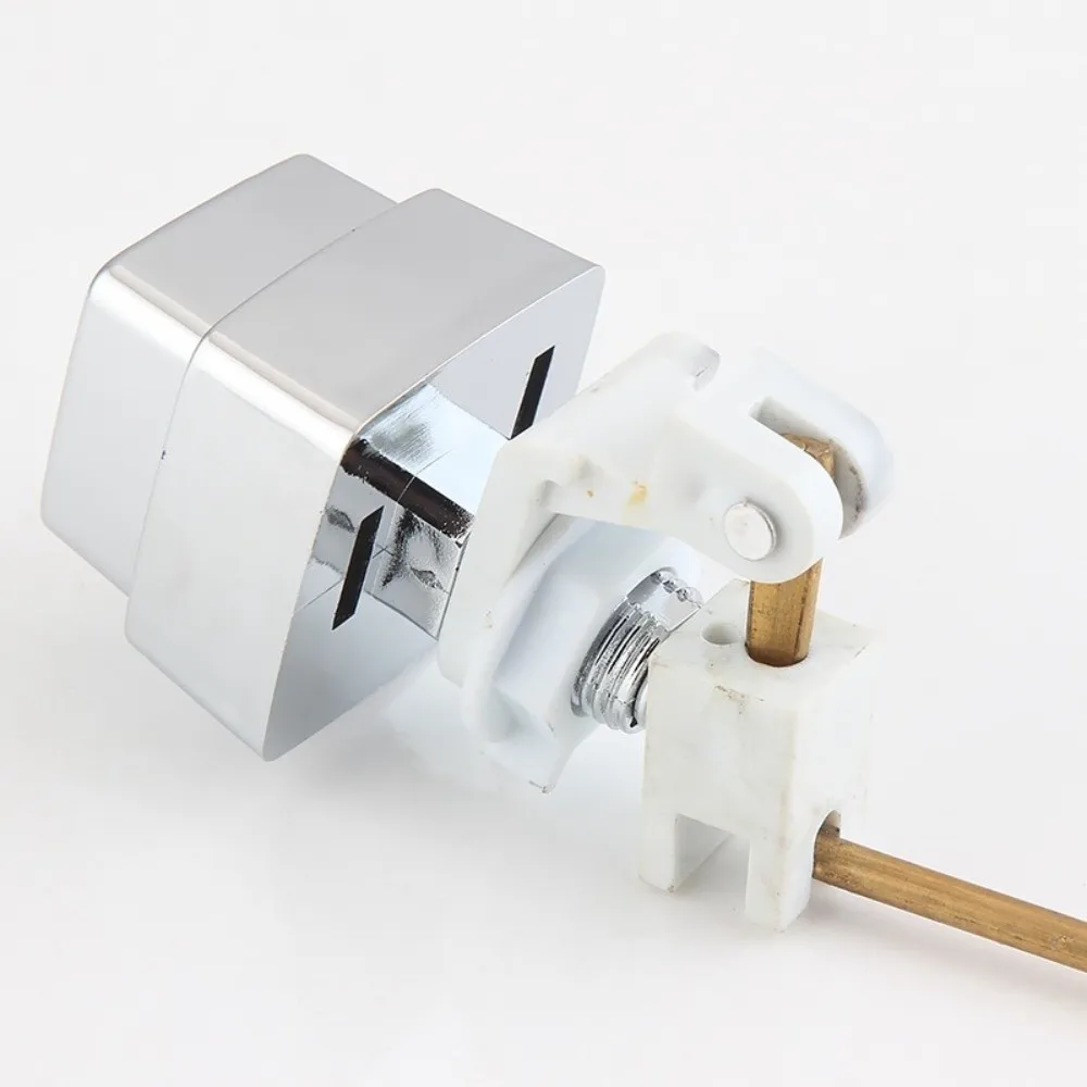 Side Mount Toilet Flush Handle Stainless Steel Pull Rod Toilet Tank Handle Water Tank Side Handle Plumbing Replacement