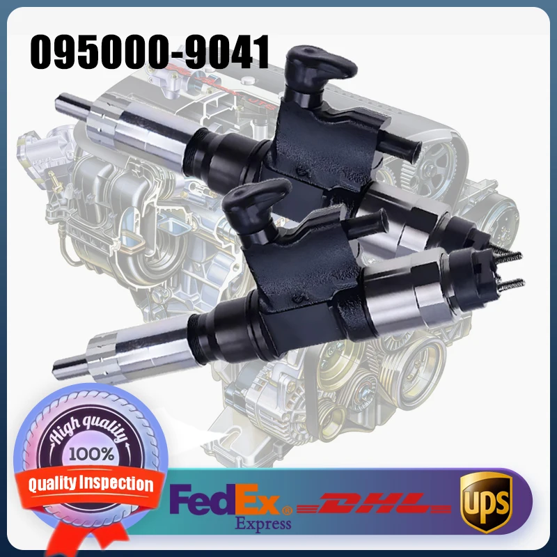 

Common Rail Fuel Injector 095000-9041 0950009041 Fits for Isuzu Engine 4JJ1 Diesel Engine