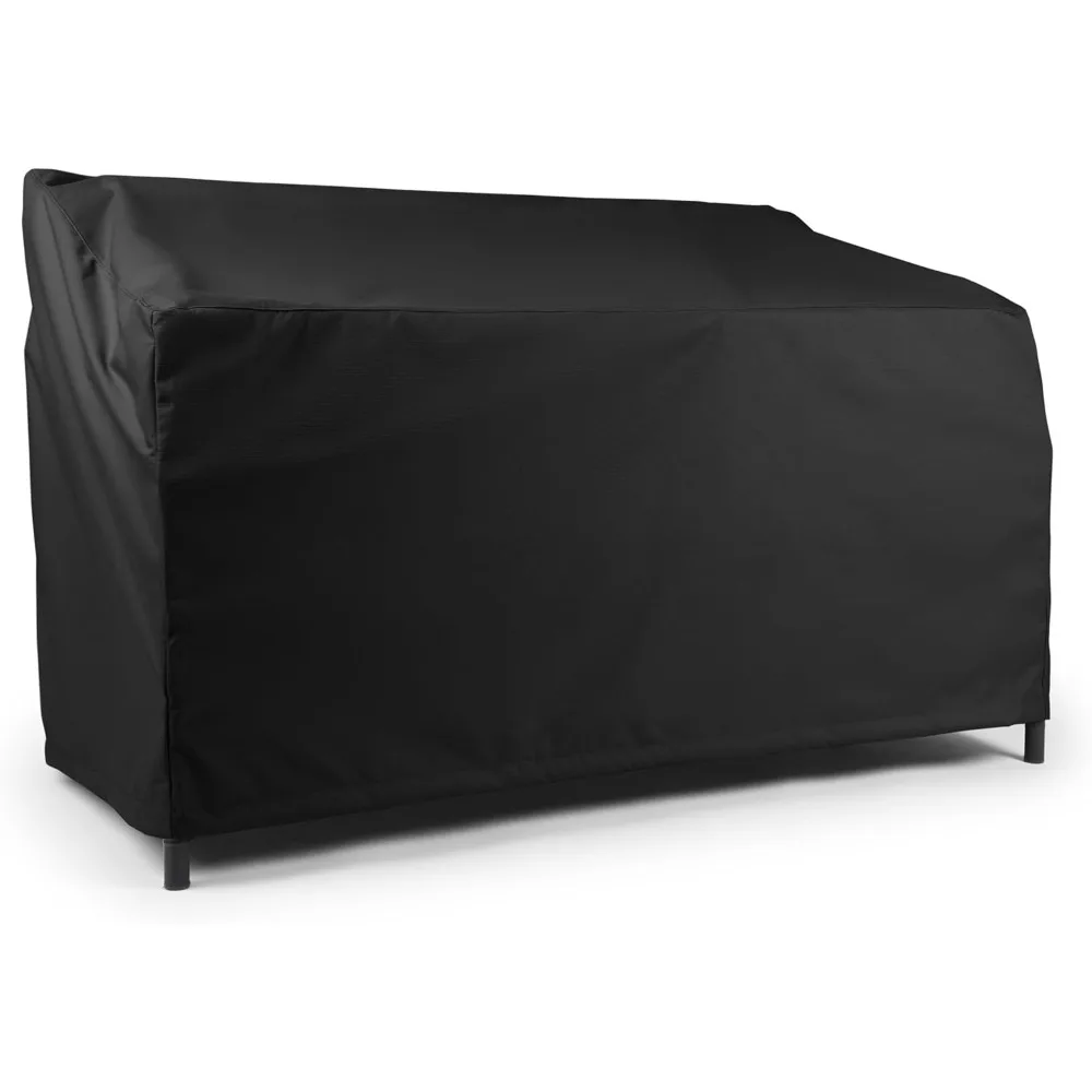 

Outdoor Patio Glider Cover - Heavy-Duty Polyester, Weather Resistant, Drawcord Hem, Seating and Chair Covers, 48W x 2
