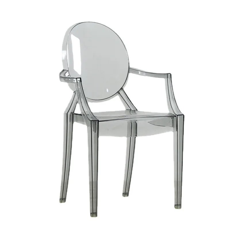 Nordic Dining Chair Customized Ghost Chair Household Plastic Crystal Stool Acrylic Transparent Makeup Chair