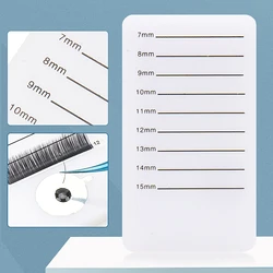 Super-thick Acrylic Eyelash Board Eyelash 7-15 Tray Strip Stand Individual Eyelash Extension Hand Plate Lashes Palette Holder