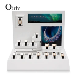 Oirlv Watch Stand Holder Display Cabinet Watch Holder White Display Props For Store Showcase Leather Watch Display Stand Holder