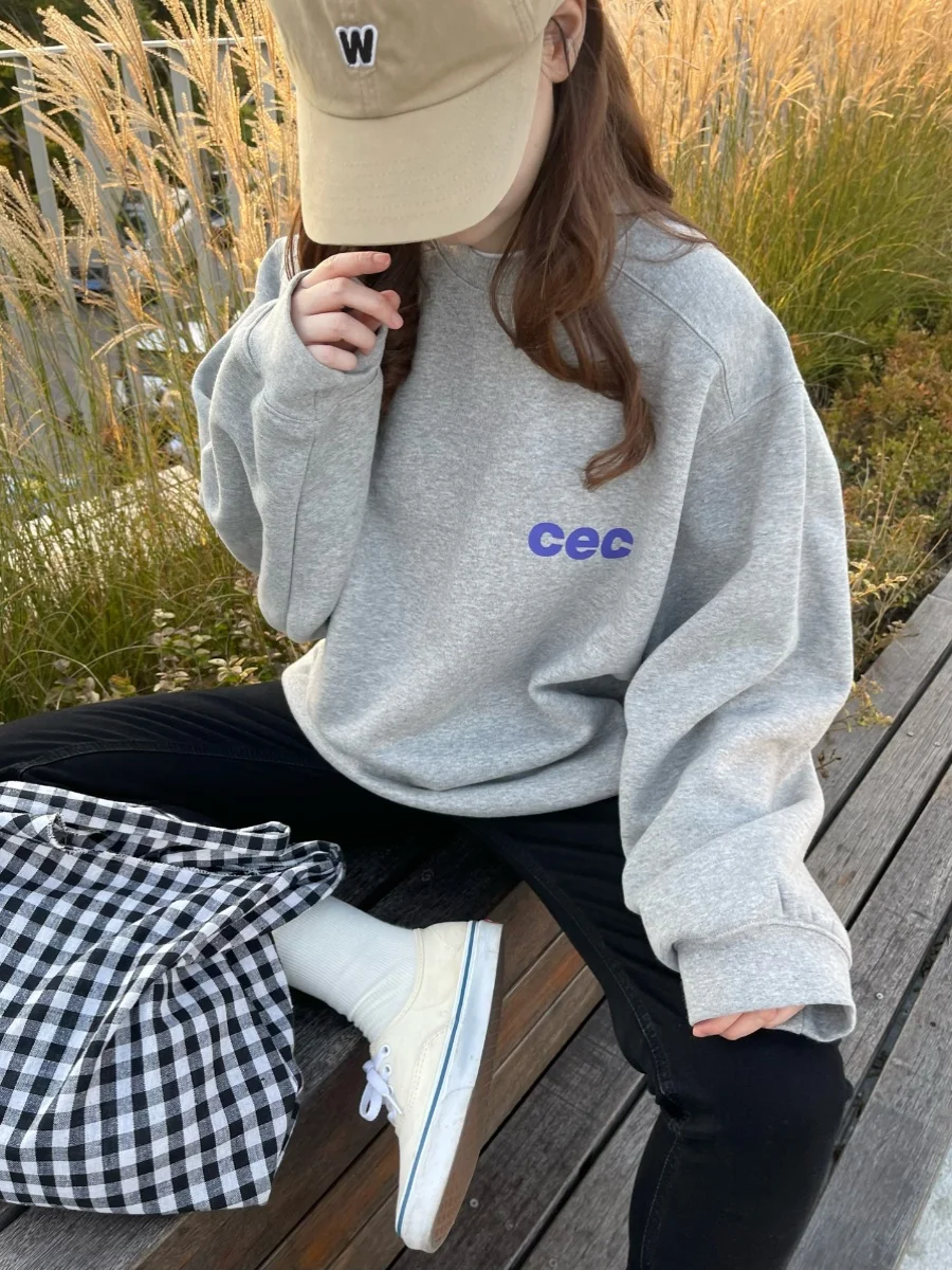 فضفاض جولة Ne هوديي المرأة Faion كسول Sle الخريف الشتاء البلوز النسخة الكورية طويلة Sve Fce الداخلية القطن الداخلية