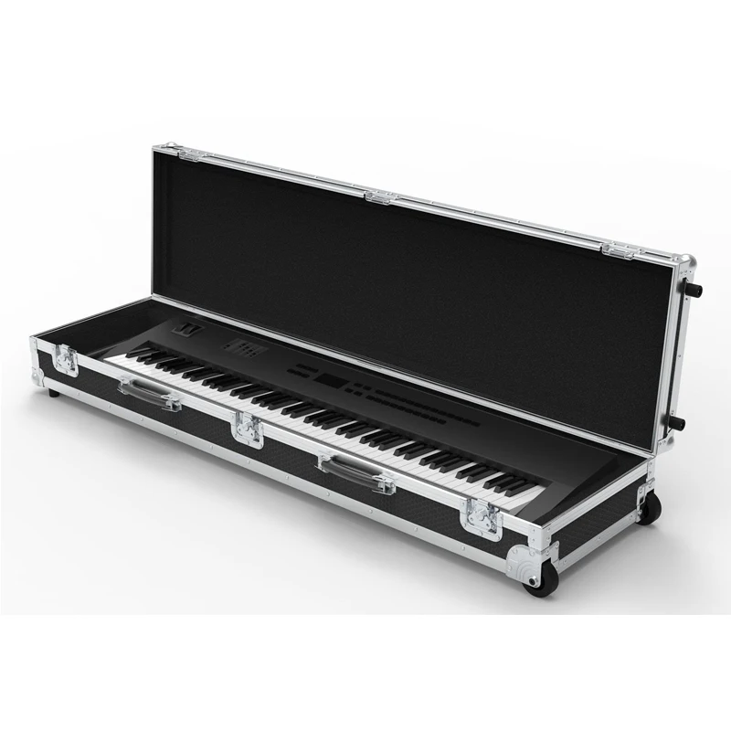 Custom Lightweight Flight Case For 76 Notes Waterproof Key Broad Road Case With OEM & ODM Support