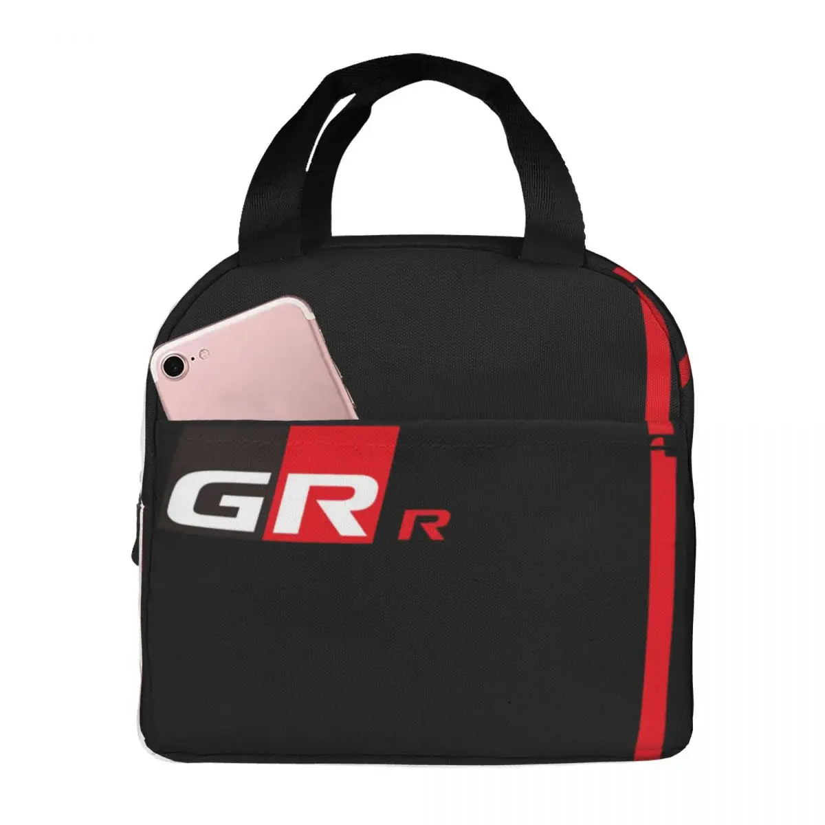 GR Wrc Racing 86 Yaris GAZOO RACING Lunch Bags Insulated Bento Box Portable Lunch Tote Cooler Thermal Bag for Woman Kids School