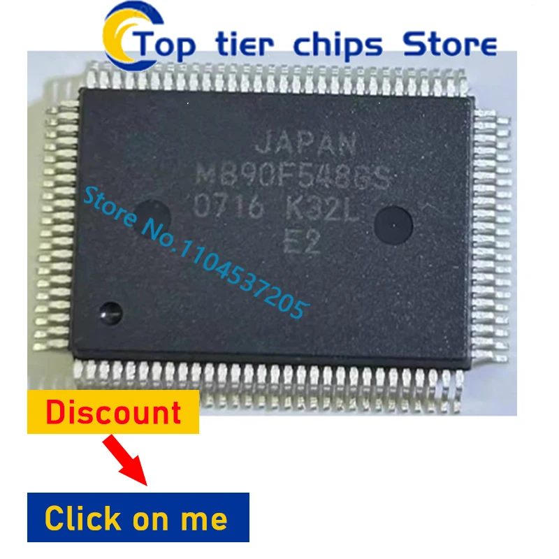 

1PCS/LOT Original NEW MB90F548GS MB90F548 MB90F548GSPF QFP-100 IC Chip