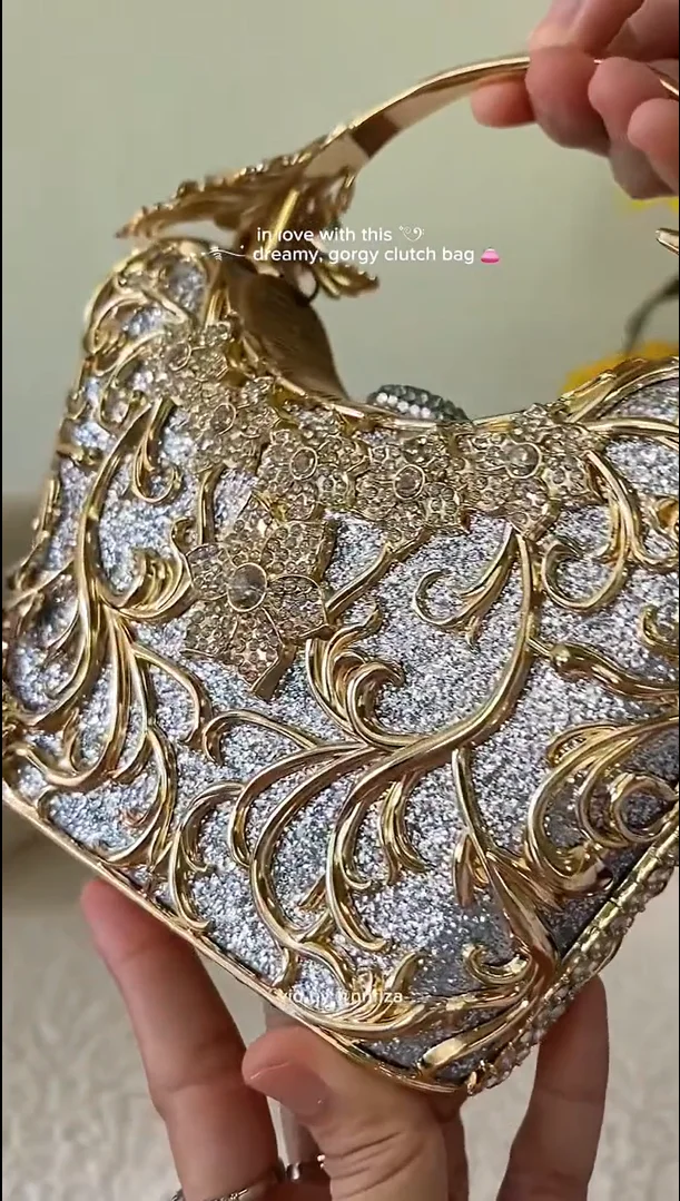 Lost in Vinatge Conjunto de bolso y cartera con patrones de margaritas bordadas, bolsos con correas, bolso, bolsos bordados de lirio del valle