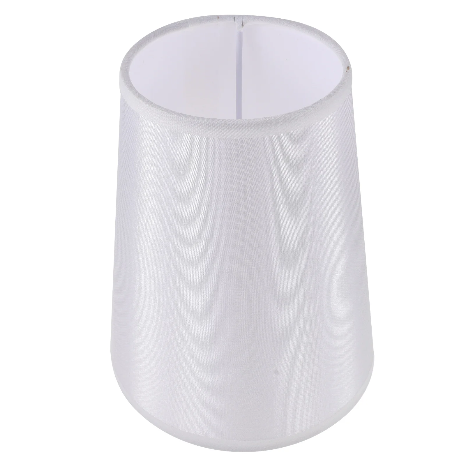 

Modern Semi-Circular Fabric Lampshade Table Lamp Cover Half White Pvc Composite Replacement Shade For Bedroom Desk Light Easy