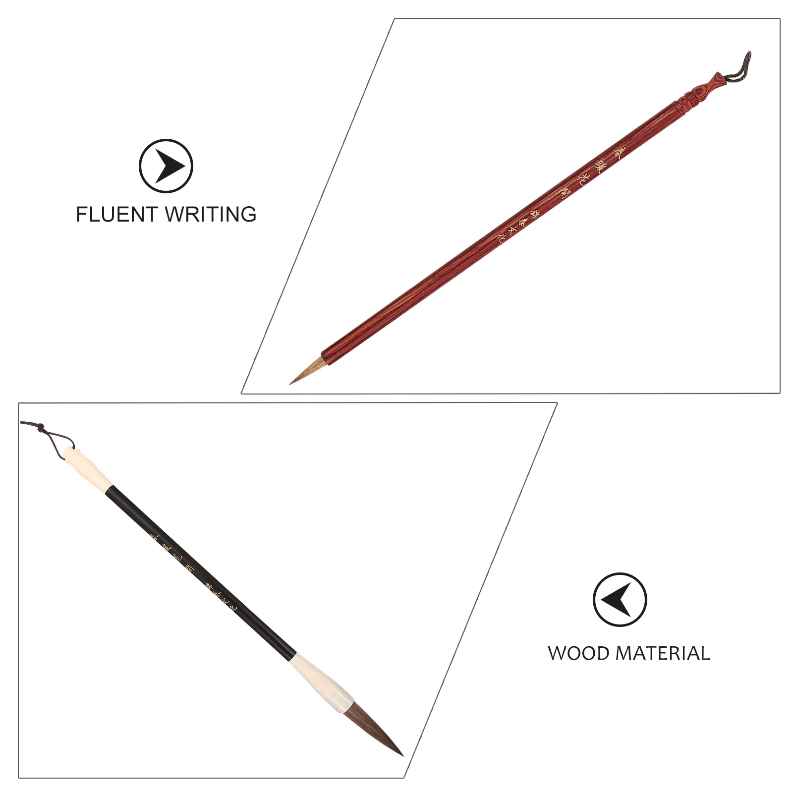 

Four Treasures Set of Brush Study Paint Chinese for Watercolor Calligraphy Painting Pen Student
