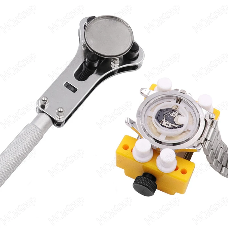 Watch Case Opener Watch Repair Tools Three Jaw Open Cover Tool Watch Bottom Opener for Watchmaker Adjustable Screw Back Remover