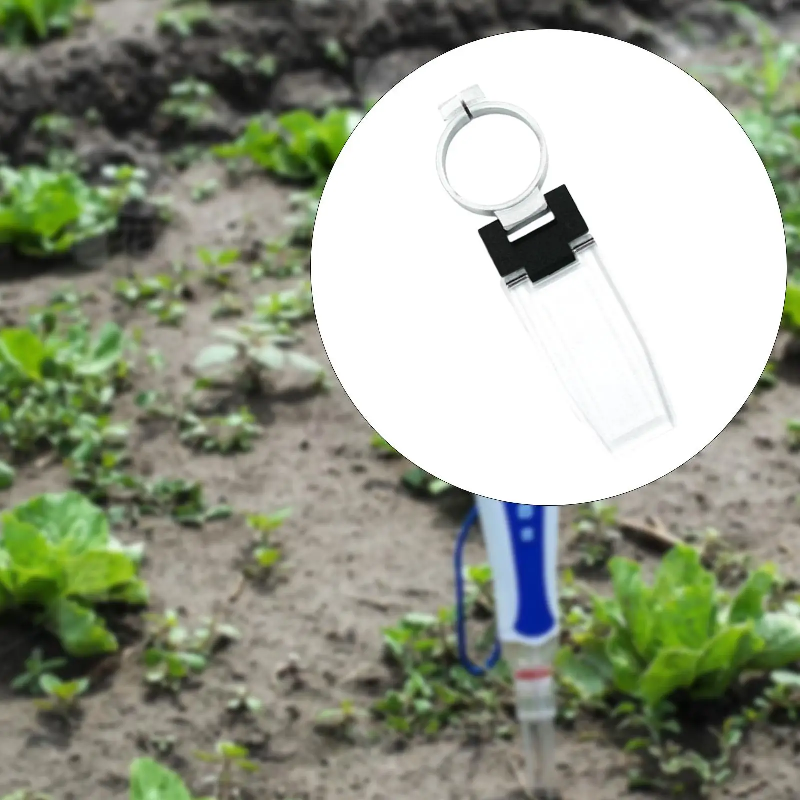 Refractometer Lens Cover with Metal Clamp for Coolant Tester Cutting Fluid Freezing Point Salinity Meter