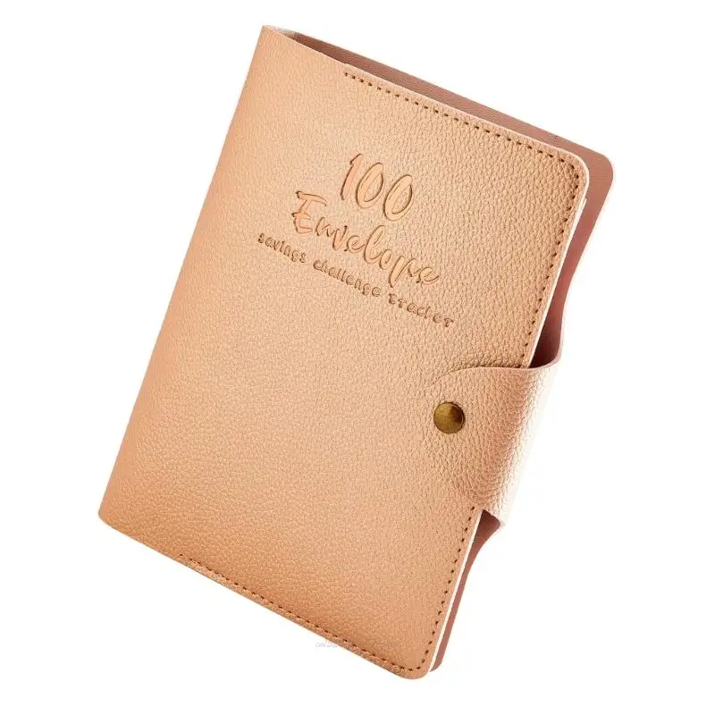 X5XA Budget Notebook คอนเทนเนอร์ออมทรัพย์ 100 วัน มีระบบซองจดหมายเพื่อการจัดการเงินที่มีประสิทธิภาพ