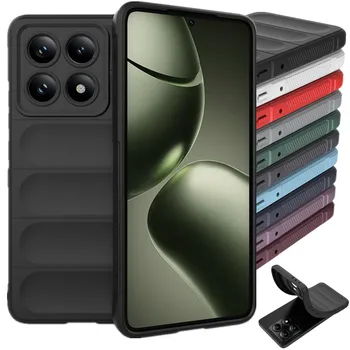 Weiche Haut Gefühl Flexible Silikon Fall für Xiaomi 14T Pro 5G 14 13T 13 Lite Schutzhülle stoßfest Fundas Coque