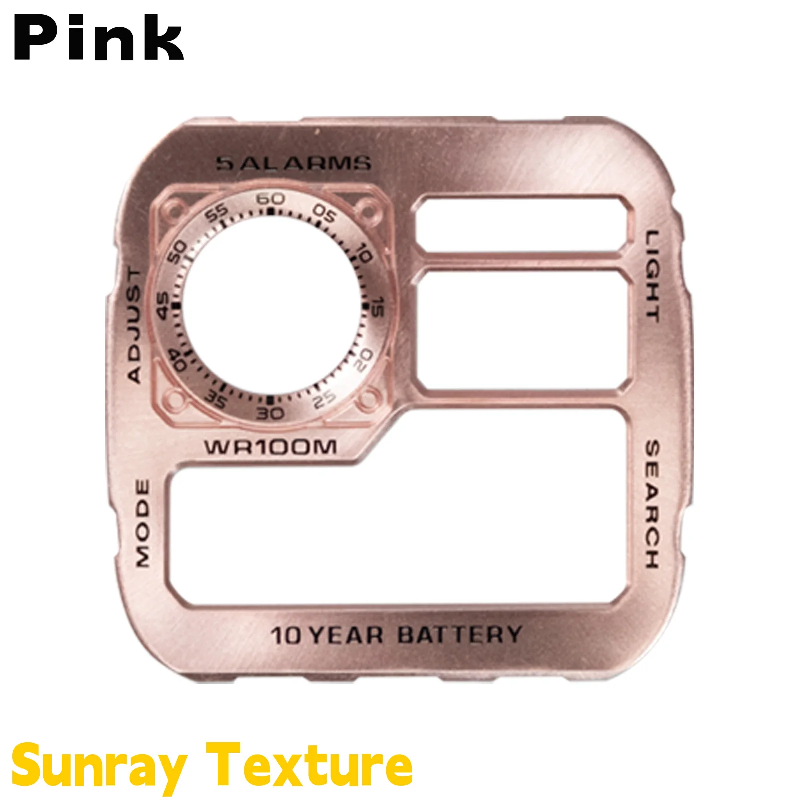 DIY Zifferblatt-Modifikation für Casio AE1200 Uhr, Sonnenschliff-Textur, Japanisches Kupfer, Hochwertige AE-1200 Uhren-Modifikationszubehör – Detail 10