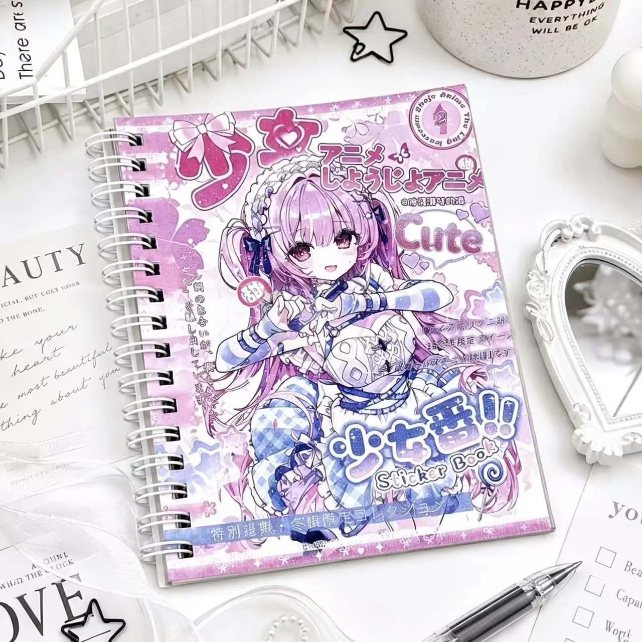 livro-de-adesivos-com-glitter-e-tema-de-menina-japonesa-antiga-fofa-estilo-ins-de-alto-padrao-material-para-colagem-de-diario-e-cartoes-presente