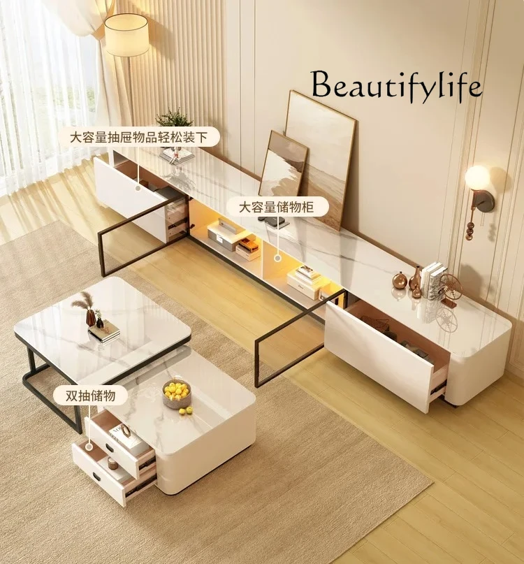 

S decoración Luxury Modern Tv Stand Storage Style Unique Elegant Tv Cabinet Retro Simple Wall Soporte De Televisor Living Room F