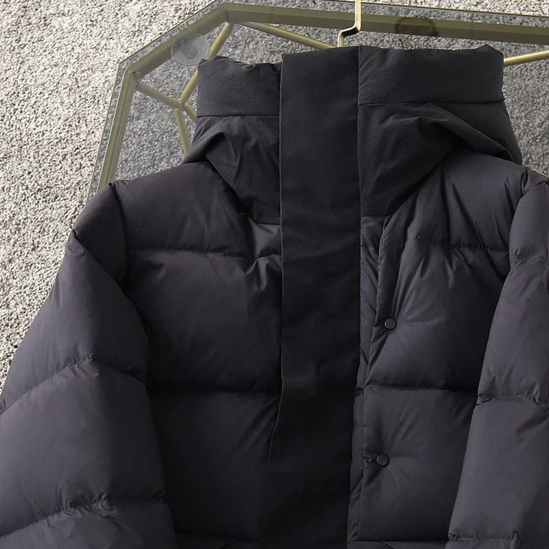 جديد أسفل السترات الرجالية أزياء الشتاء سميكة الدافئة مقنعين الخبز الستر كلا الرجال النساء سترات قصيرة كلا الجنسين ملابس خارجية