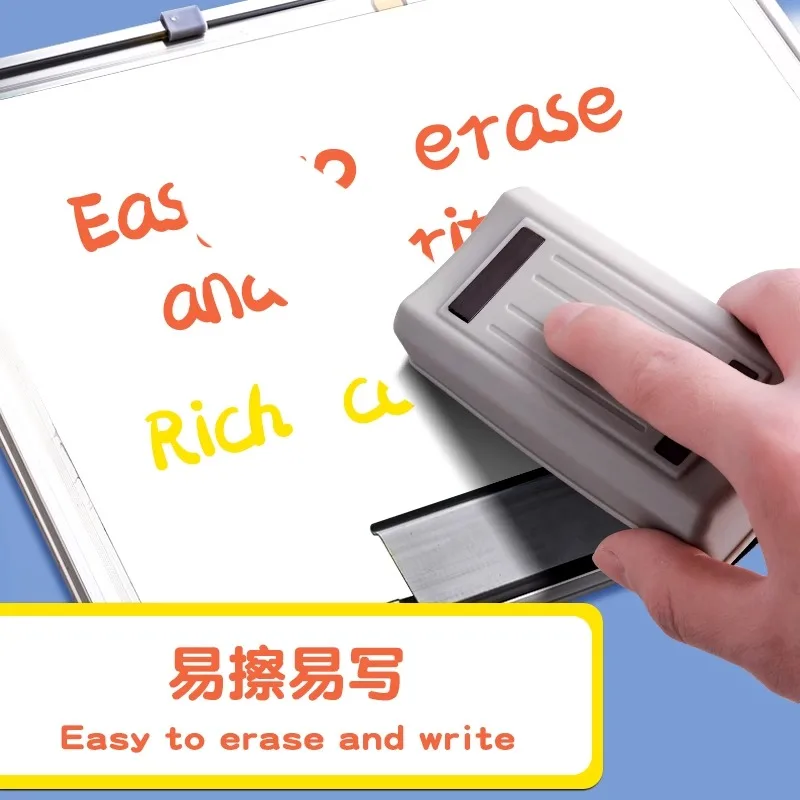 علامات سبورة بيضاء ملونة من إم آند جي، 8 ألوان/12 لون، قابلة للغسل، سهلة المسح، مناسبة للاستخدام المكتبي والطلاب