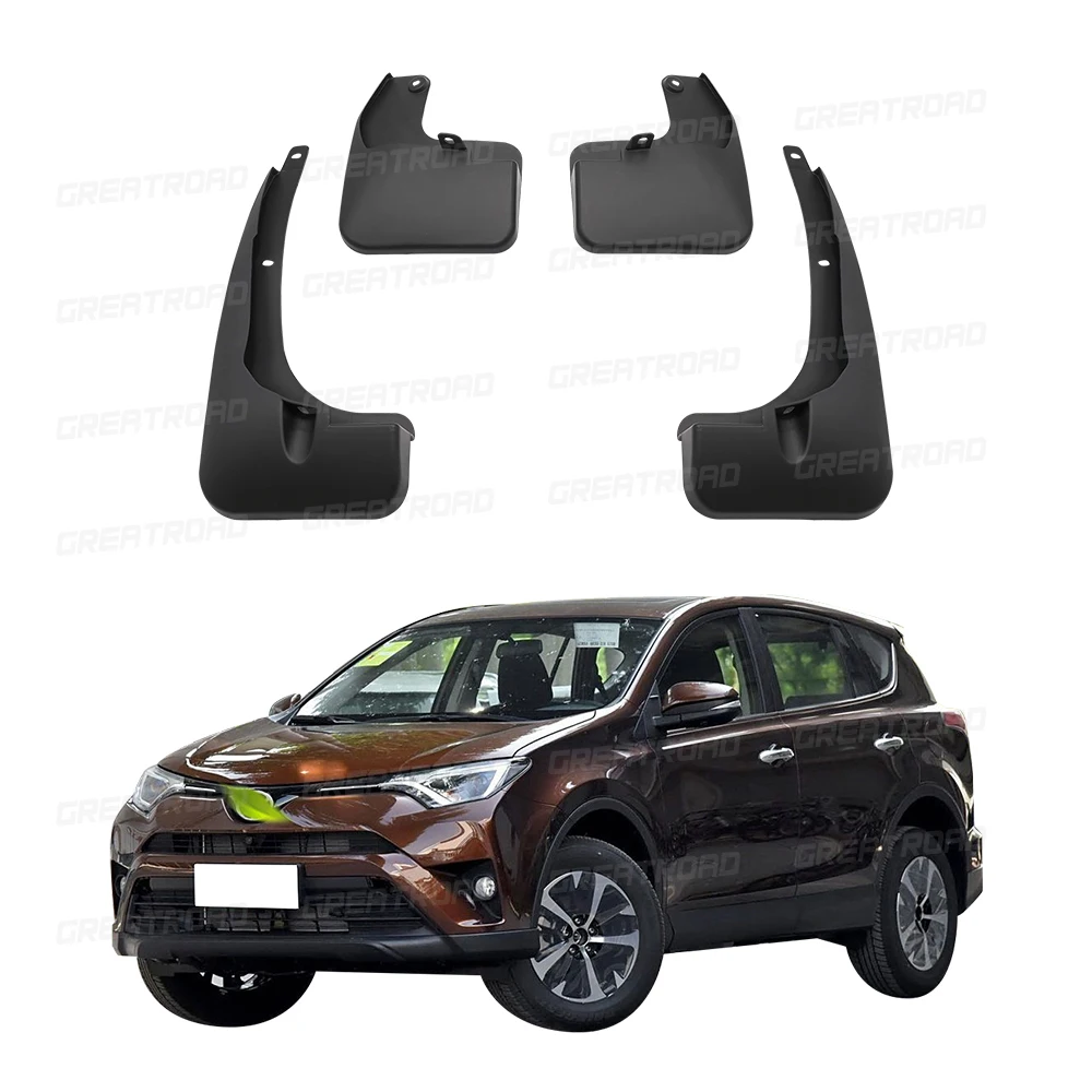 4Pcs Splash Guard Set For Toyota RAV4 2016 2017 2018 Car Mud Flaps Fender Guards Easy Install Auto Accessories