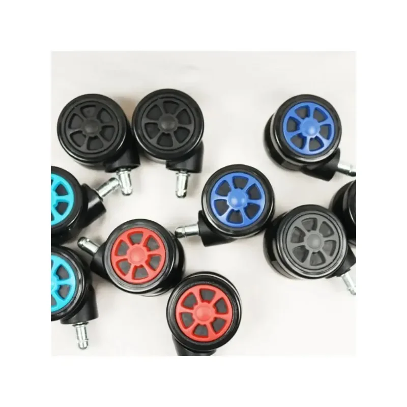 5 Pcs 2.5 Inch 60mm Universal Circlip M11 Computer Chair Universal Wheel E-sports Socket Silent Roller Accessories