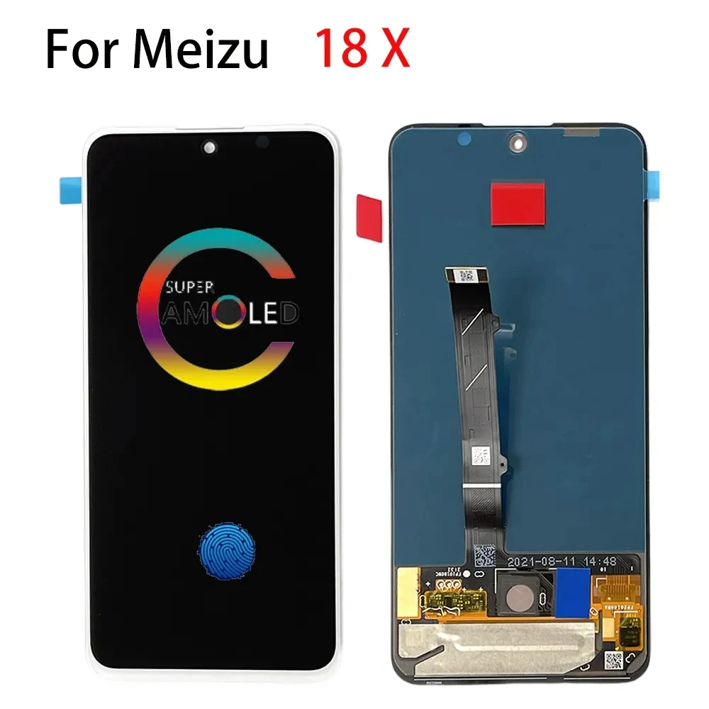 6.67 inches For Meizu 18x LCD Screen Display Touch Panel Digitizer Replacement For Meizu 18x 18 X Display Digitizer Assembly