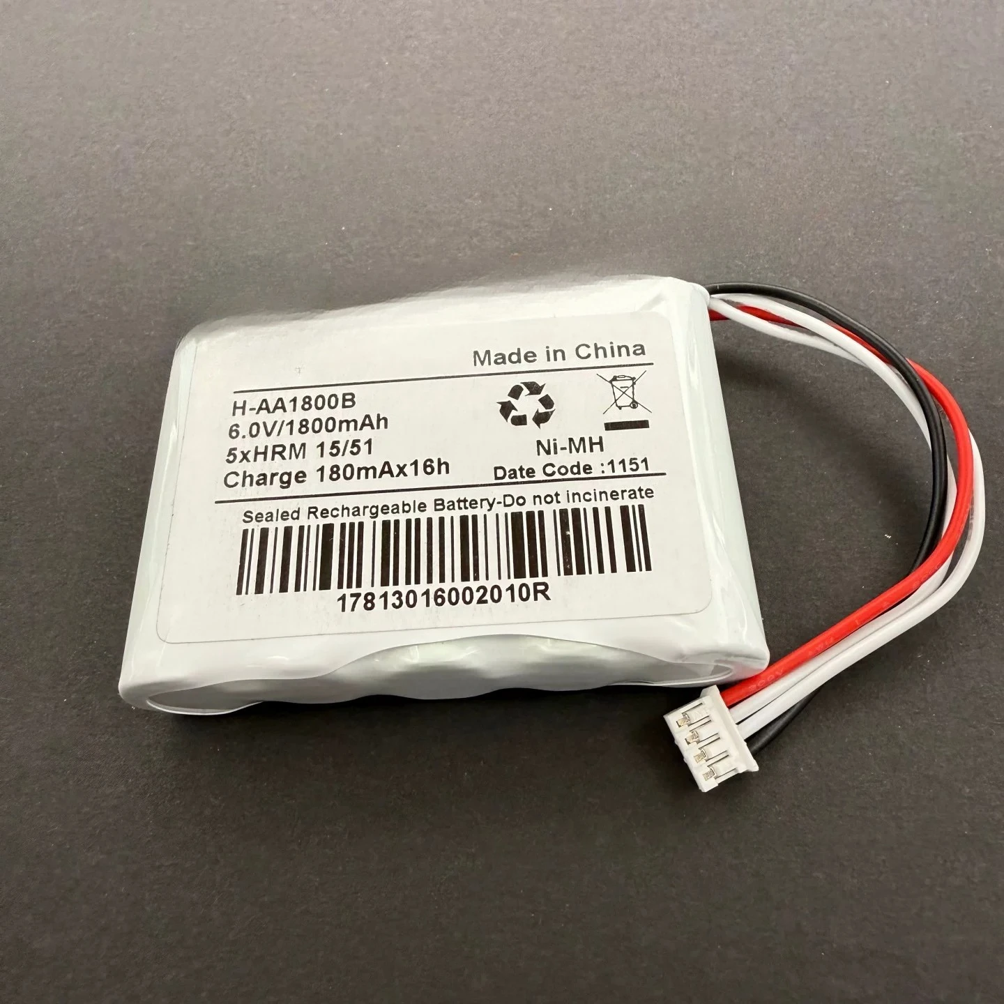 Applicable for Fresenius Aji syringe pump RC1800AA05AA nickel hydride AA1800mAh 6V battery pack