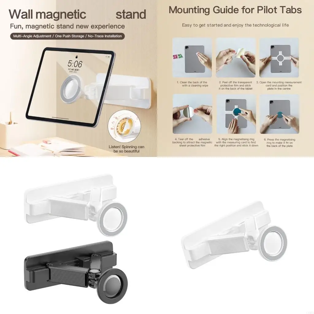 

CORA Quick Assembly Phone Gadget Holder With Secure Grip And Silicone Pad