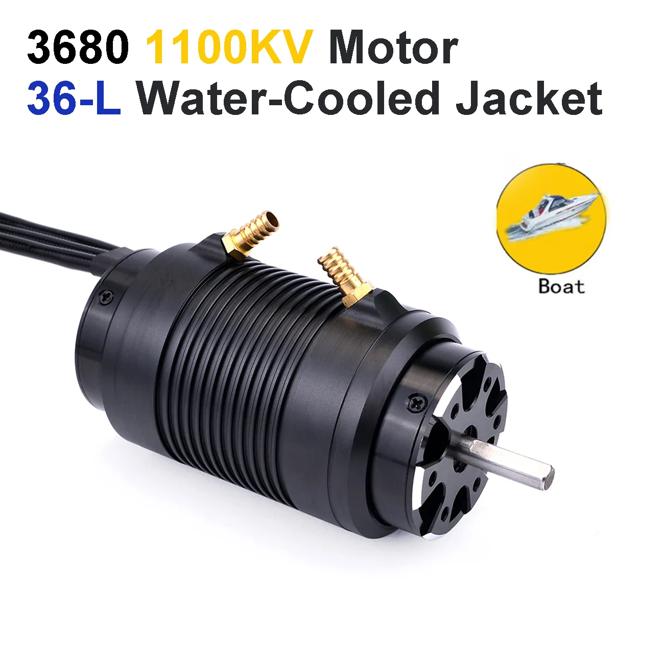 Rocket RC 3660 3670 3680 3250KV 2600KV 880KV 1100KV 4300KV Bürstenloser Motor für M41 Catamaran Spartan 800 mm-1000 mm RC Boot