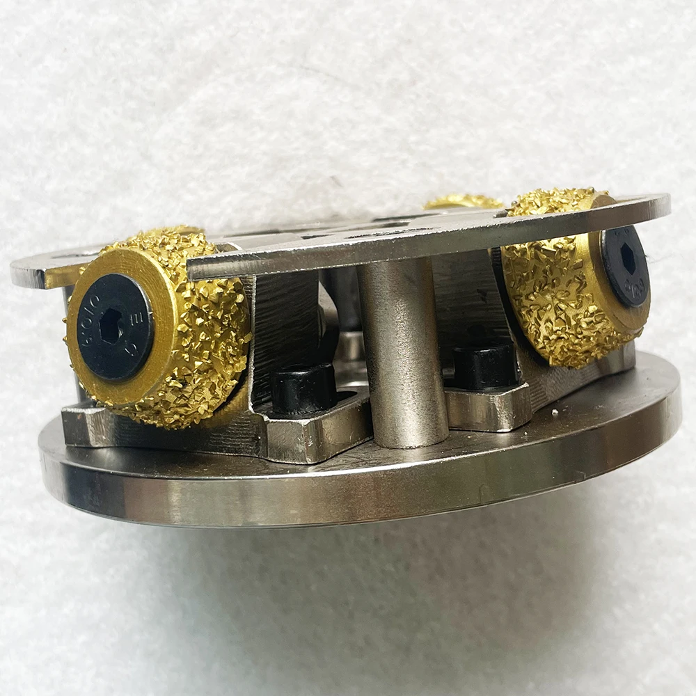 Rullo di litchi in lega di martello per cespuglio da 6 pollici 150 mm per la molatura e la lucidatura di pavimenti in cemento, marmo, granito, pietra