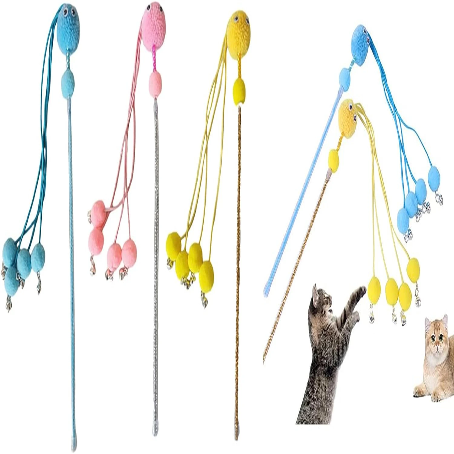 Exciting Interactive NDS Cat Toy for Energetic Playtime, Fosters Strong Connection with Human Friends, Enhances Relationship wit