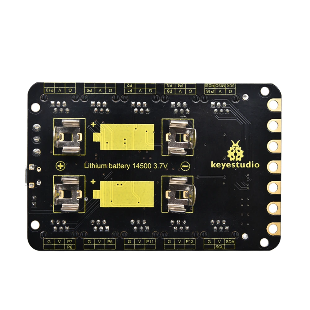 Keyestudio EASY Plug Shield V1.0 + pannello acrilico progetti stelo fai da te per Micro:Bit