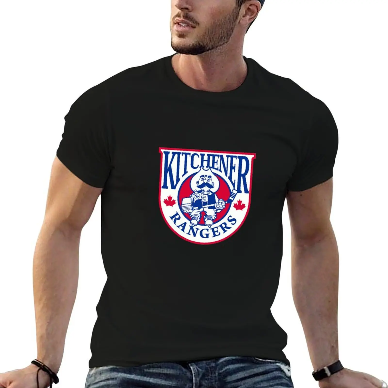 OHL Retro Kitchener Rangers T-Shirt Minimalist Graphic Tee Shirt