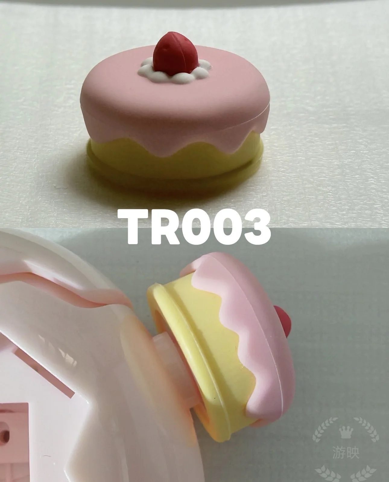 Nuovo coperchio della manopola per Tamagotchi "Joyful Garden" - Design Little Cake Kitty