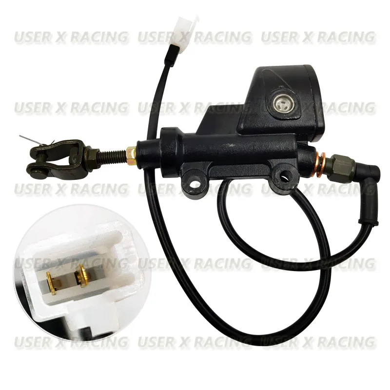 USERX Motorcycle modification accessories rear brake pump hydraulic straight line oil brake foot brake For CFMOTO ATV