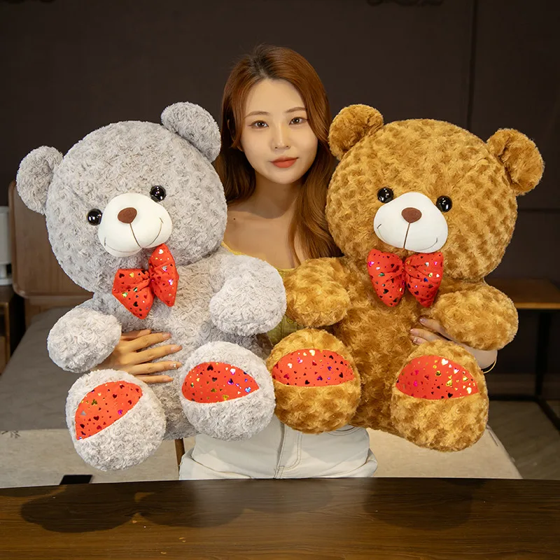 

35cm 50cm 60cm New Teddy Bear Stuffed Toys Dolls Plushie Bear Cloth Dolls Wedding Celebration Decoration Birthday Christmas Gift