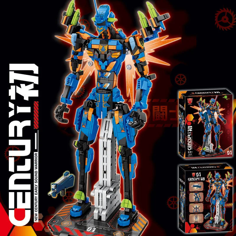 متوفر MOC وحدة تقنية الإبداع-01 Mecha اللبنات تجميع الطوب الروبوت لتقوم بها بنفسك لعب الأطفال هدية الكريسماس مجموعة #1