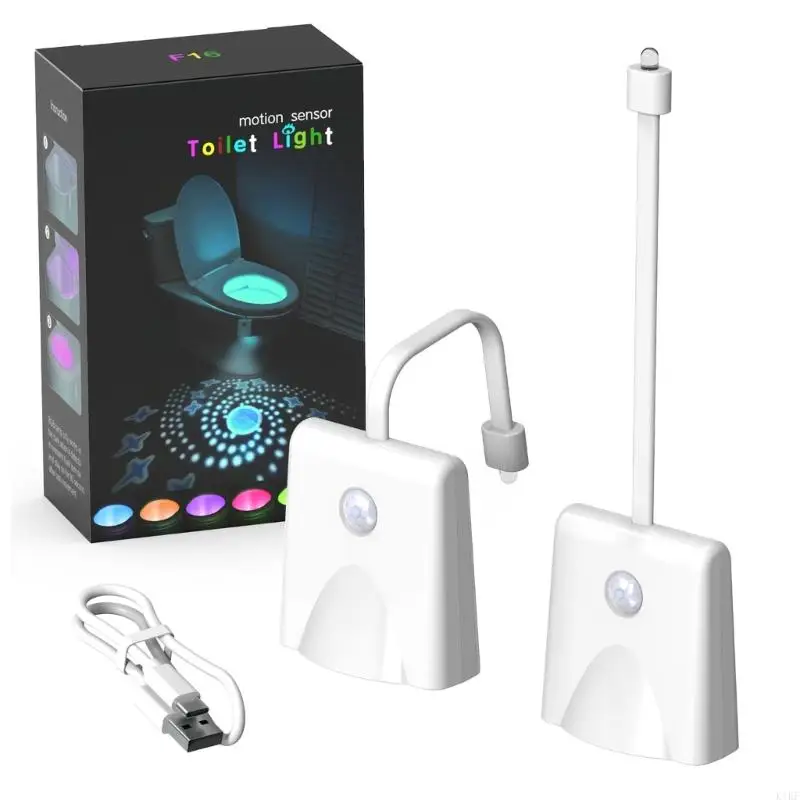 Energy Saving LED Toilet Light With Creative Projection Pattern Human Body Sensors And Long Lasting Battery For Bathroom K1KF