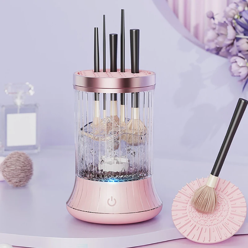 다기능 건조 액세서리 메이크업 브러쉬 클리너 충전식 화장품 브러쉬 클리너 기계 메이크업 브러쉬 청소 도구