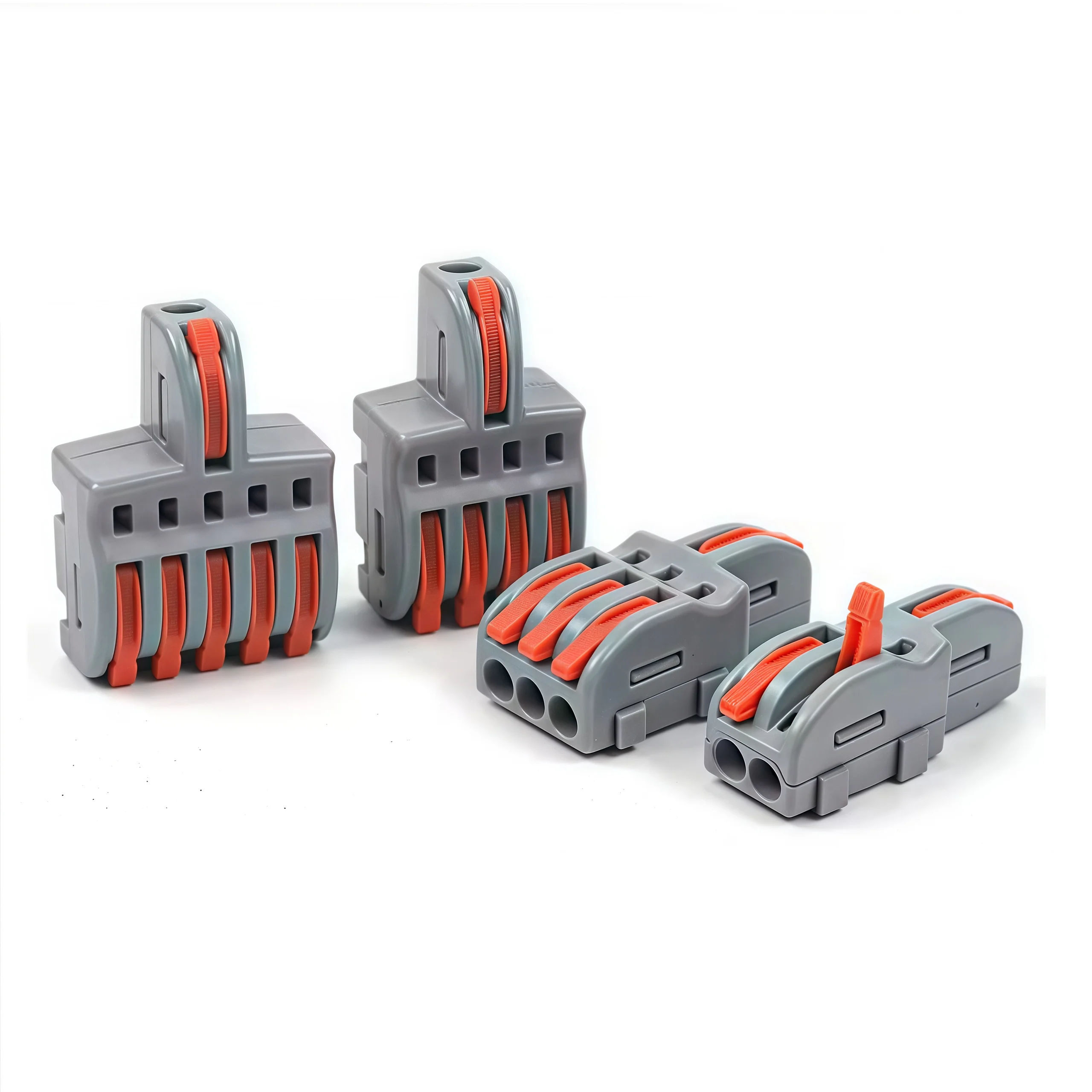 5/10/20PCS One-in-multiple-out Wire Connector Fast Electrical Wires Connectors Compact Push-in Splitter Splice Terminal Block