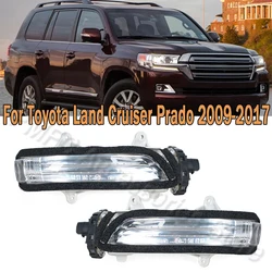 Side Rearview Mirror LED Turn Signal Light Repeater Lamp For Toyota Land Cruiser Prado 2009 2010-2017 81730-60120 81740-60090