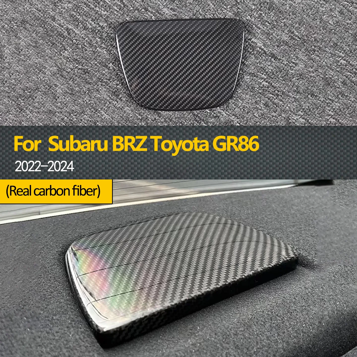 

Настоящее твердое сухое углеродное волокно для Subaru BRZ Toyota GR86 2022 2023 2024 LHD RHD автомобильное сиденье, накладка на заднее окно, сухие карбоновые фитинги