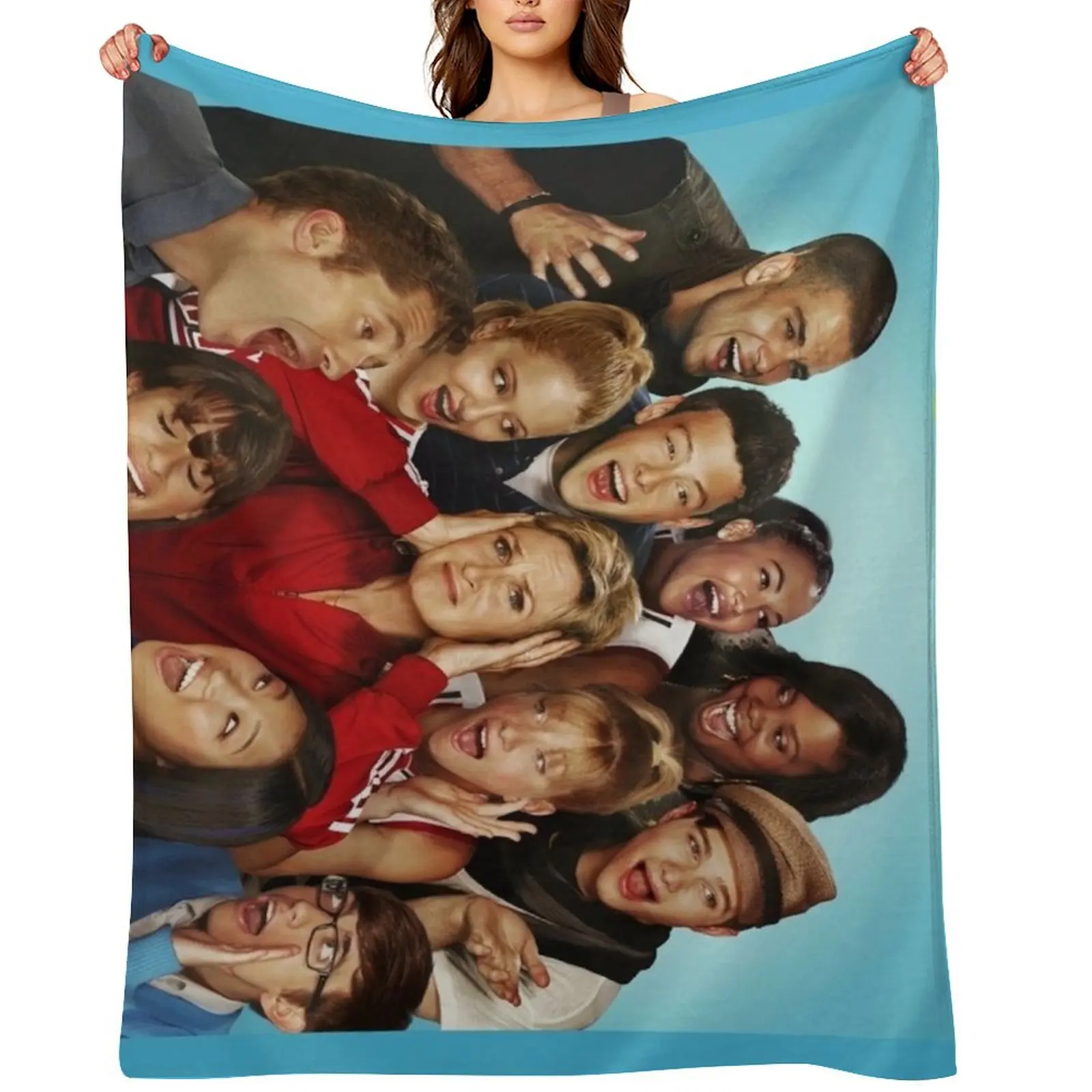 

Glee! Throw Blanket Soft Big wednesday Bed covers Blankets For Bed Blankets